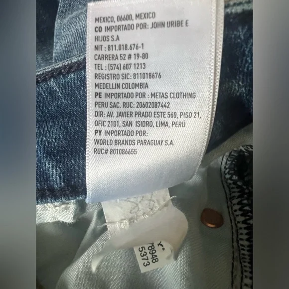 American Eagle Slim Straight-Leg Jeans Size: 32x32 - Picture 8 of 11